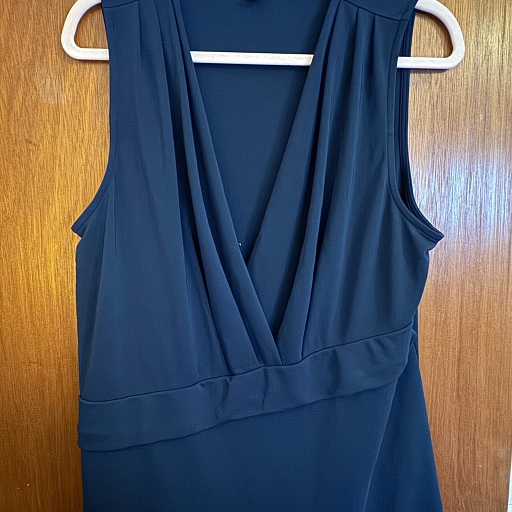 Banana Republic Navy Sleeveless Midi Top